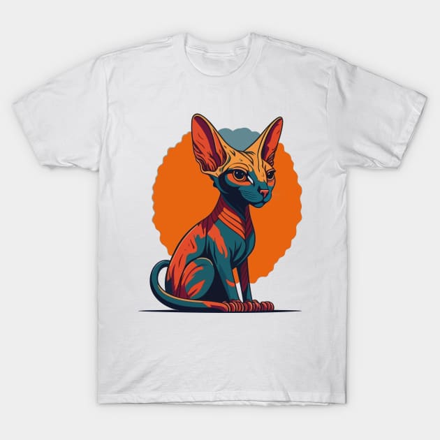 Cute Sphinx Cat T-Shirt by SpriteGuy95